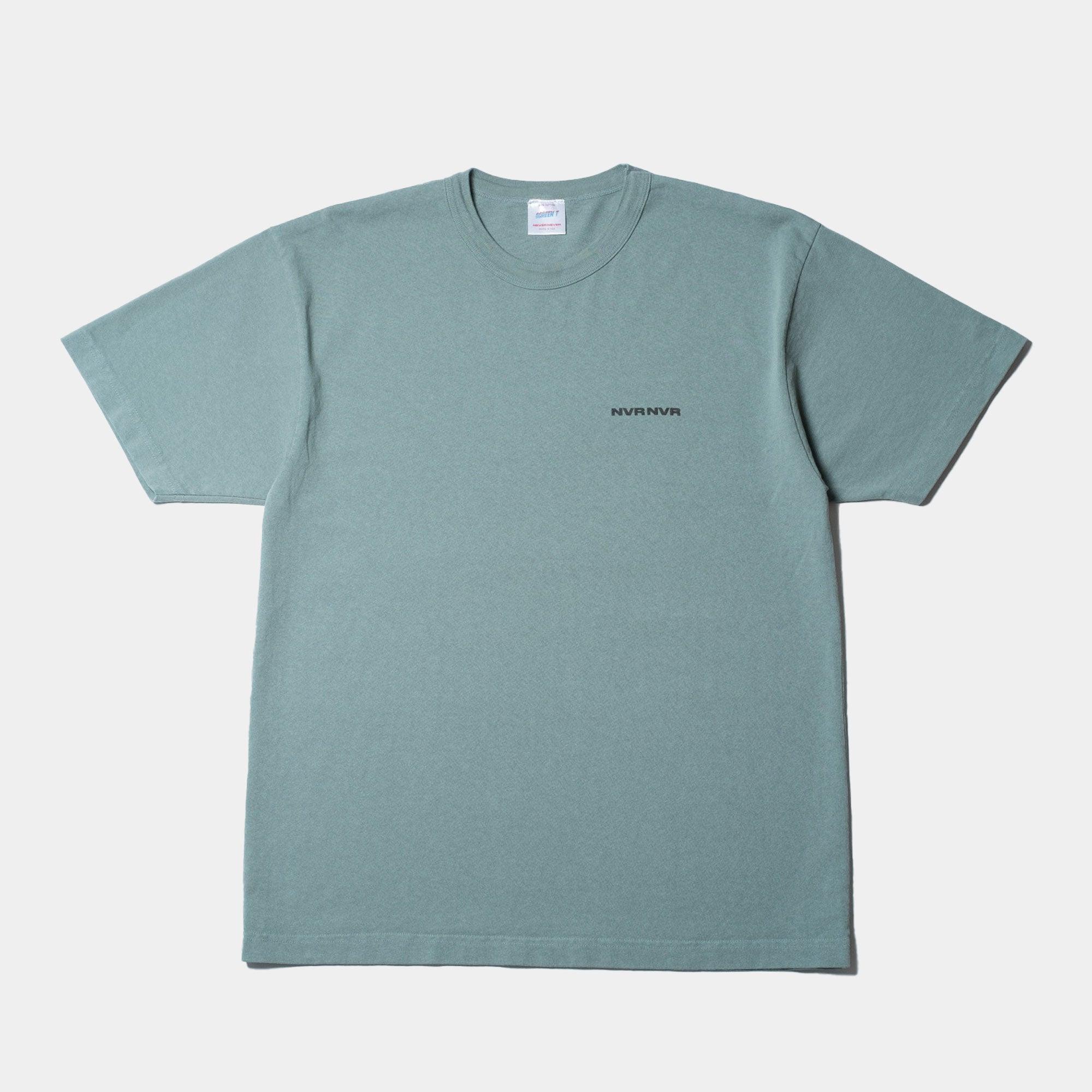 NEVER NEVER - Sea Green Hefty NVR Tee - Never Never