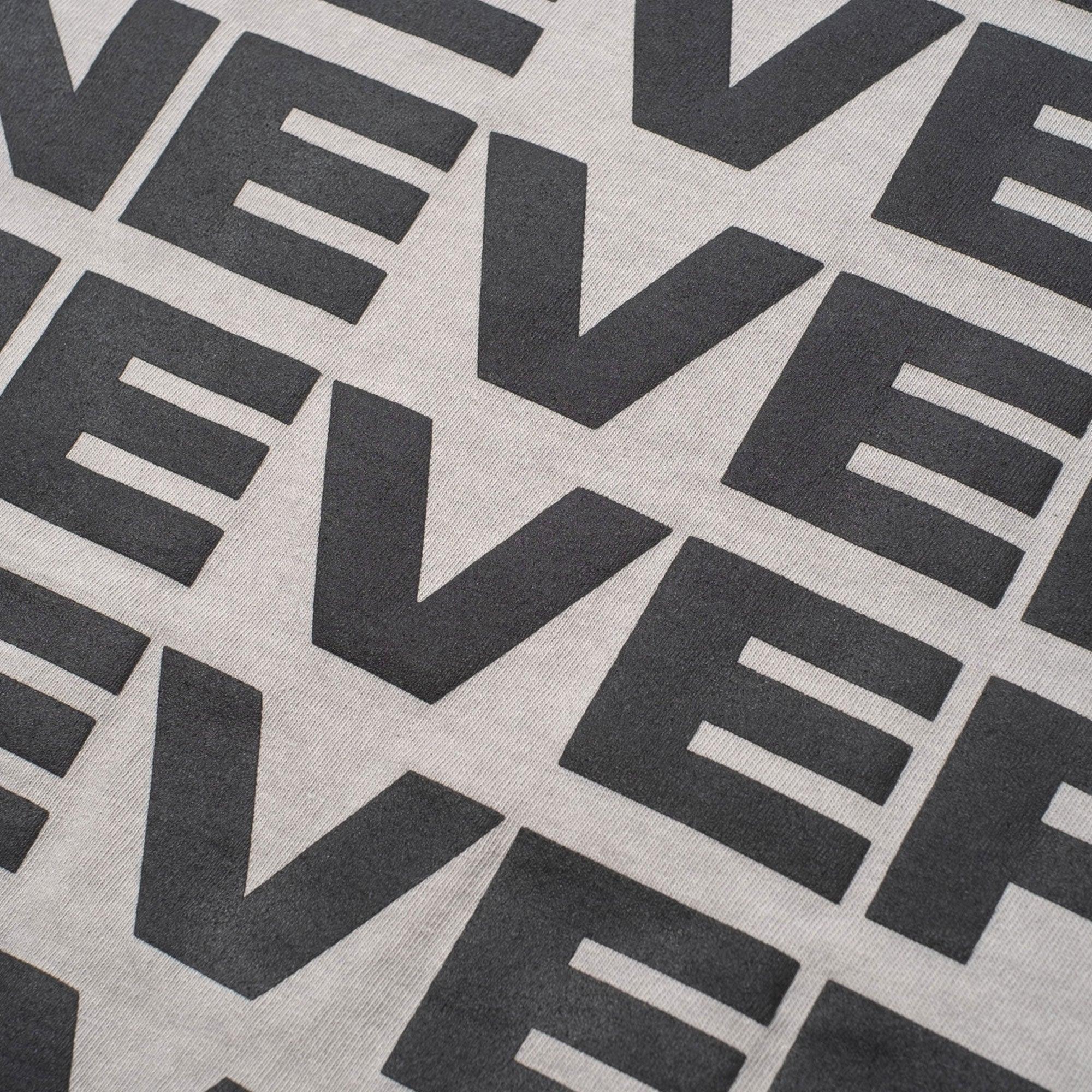 NEVER NEVER - Space Grey Stack Tee - Never Never