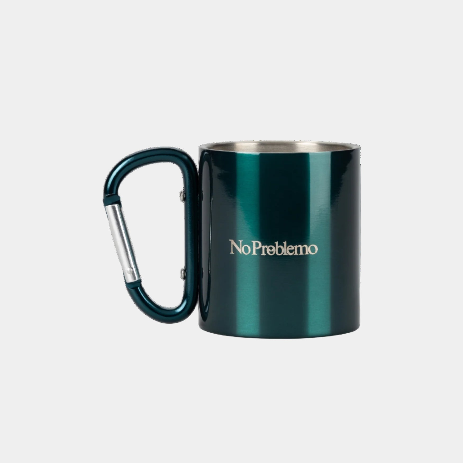 No Problemo Carabiner Mug - Green