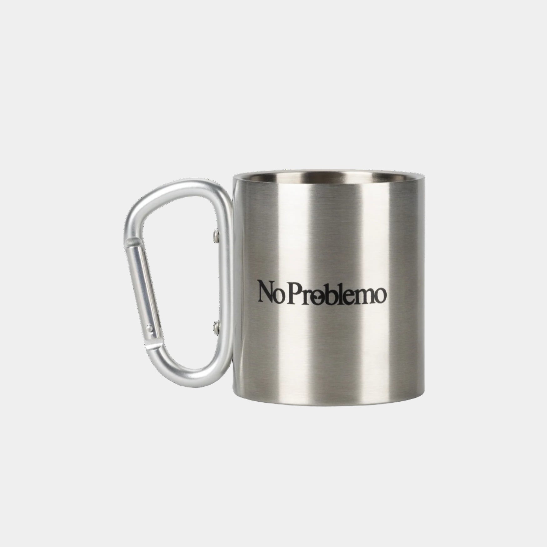 No Problemo Carabiner Mug - Silver