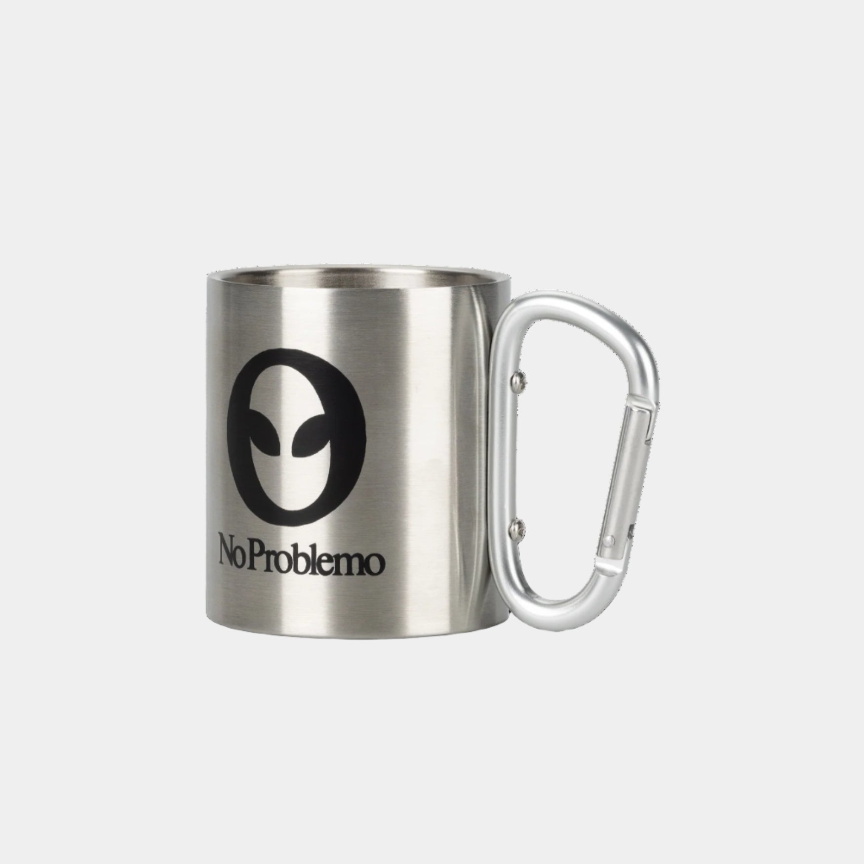 No Problemo Carabiner Mug - Silver