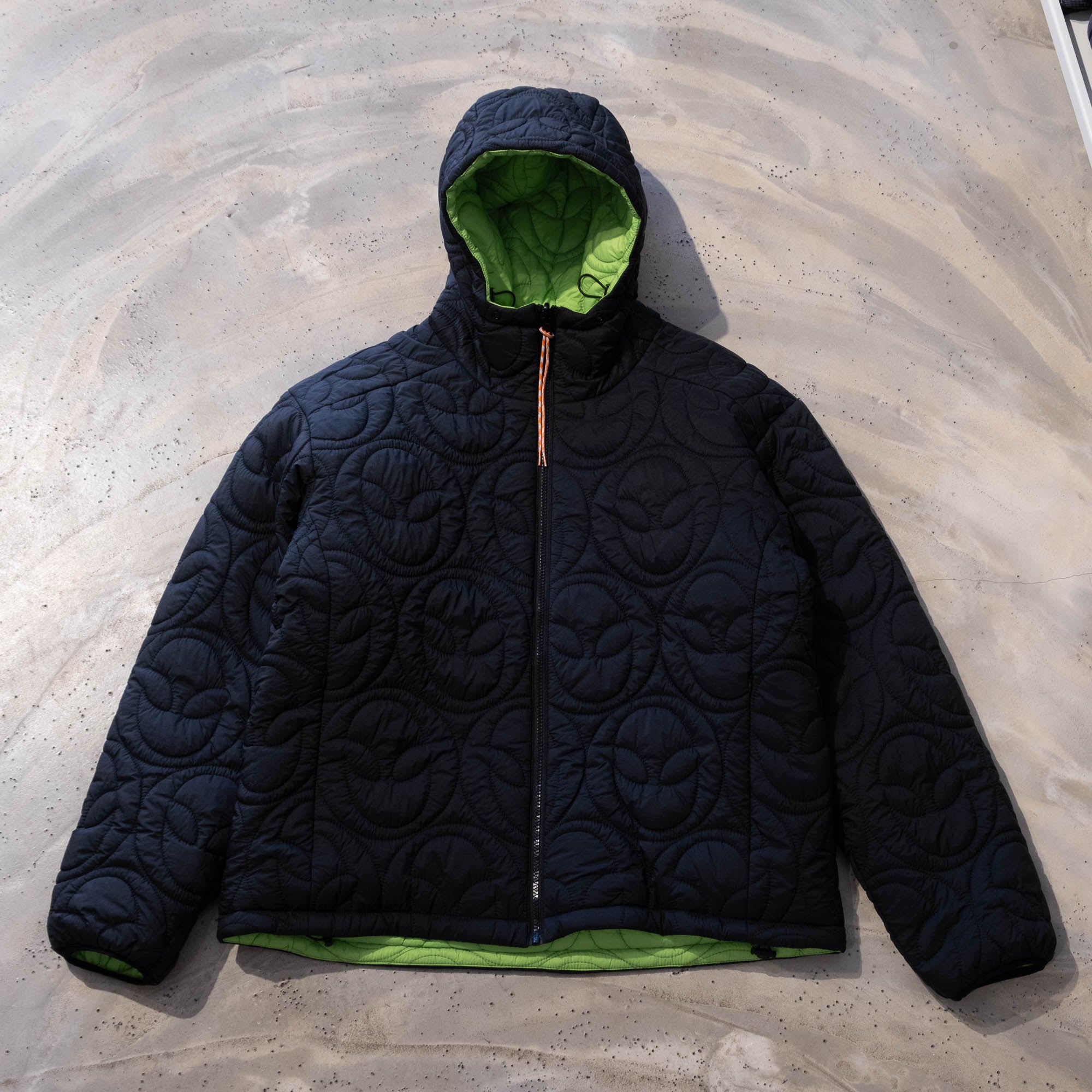 No Problemo Alien-O Quilted Liner Jacket - Black