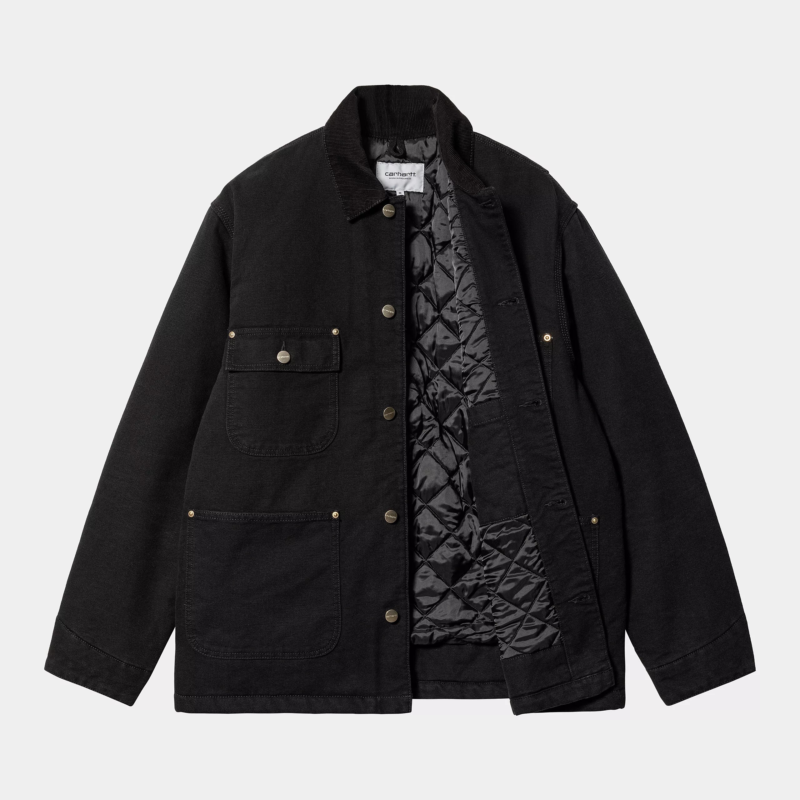 Carhartt WIP OG Chore Coat - Black/Black
