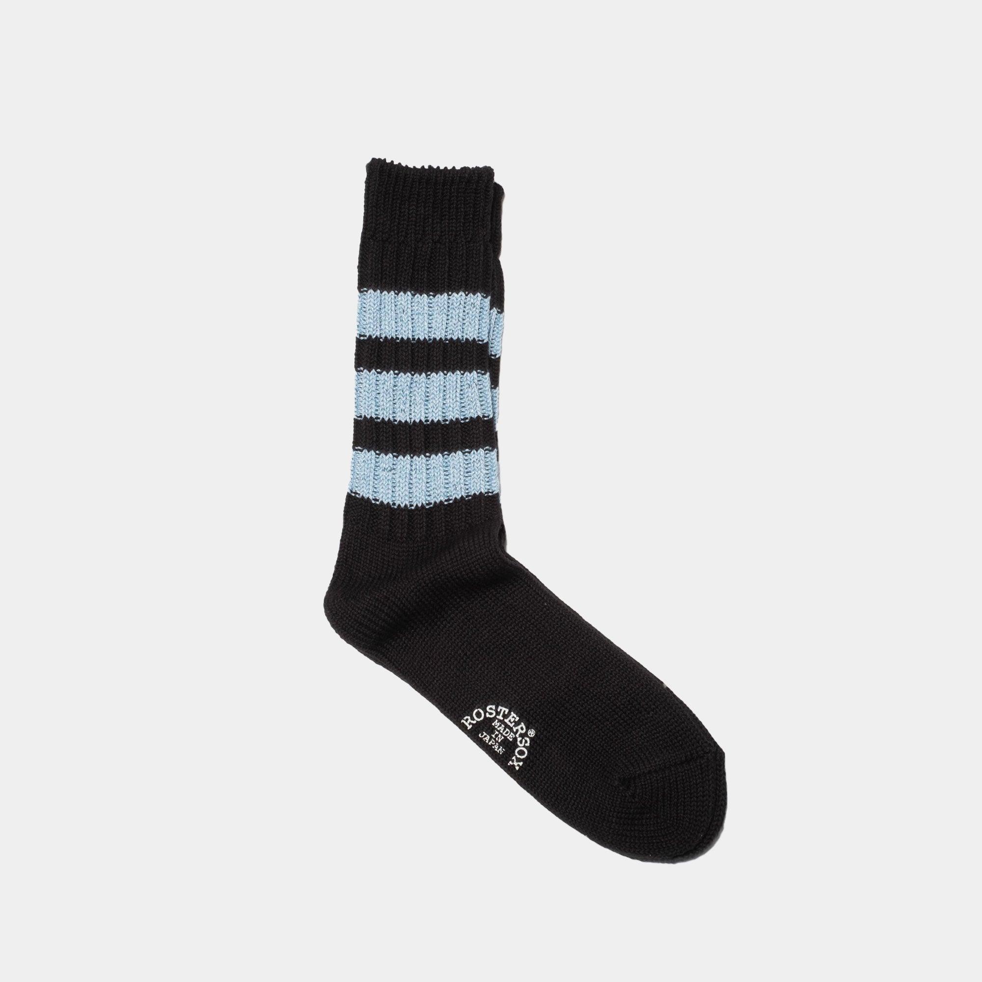 ROSTERSOX - Black/Blue Boston Sock - Never Never