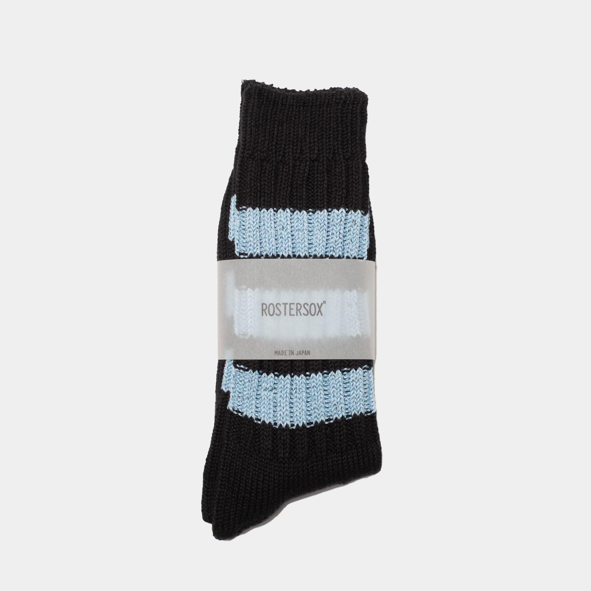 ROSTERSOX - Black/Blue Boston Sock - Never Never