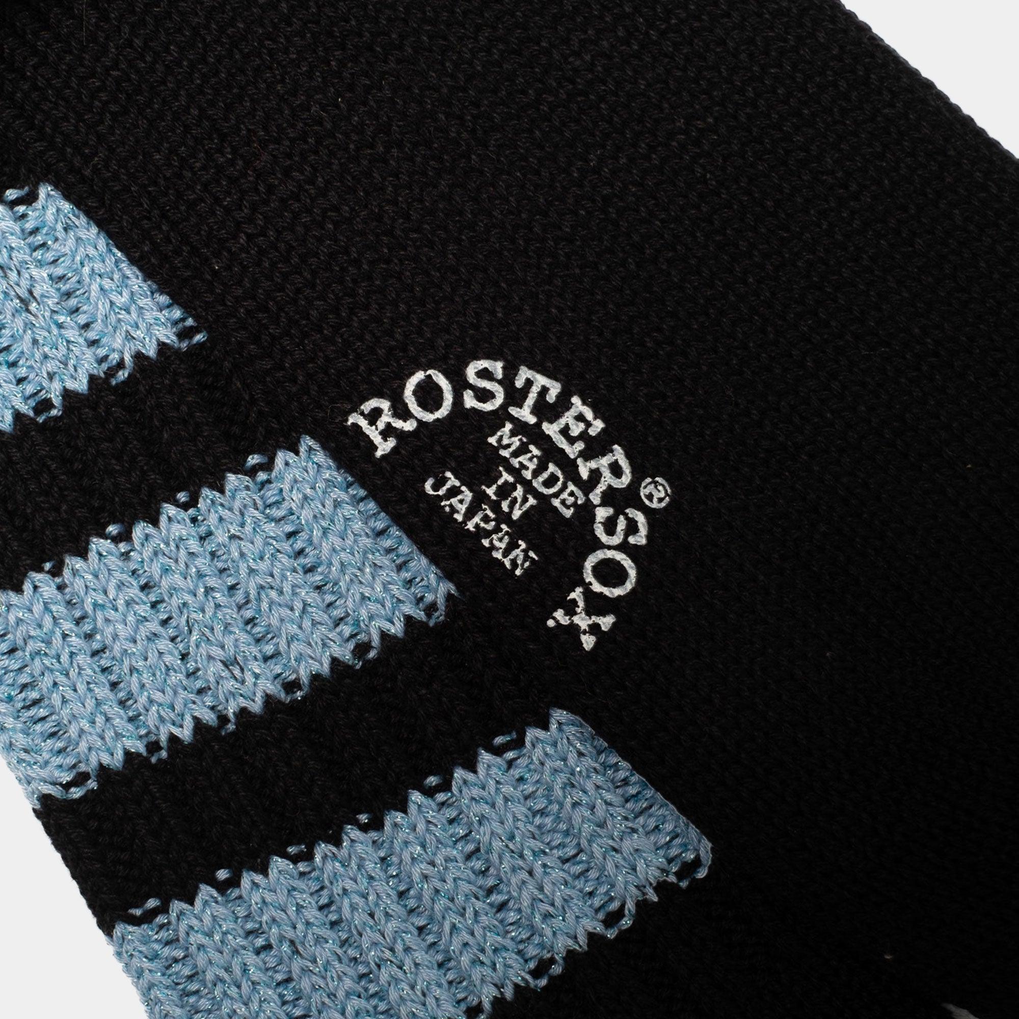 ROSTERSOX - Black/Blue Boston Sock - Never Never