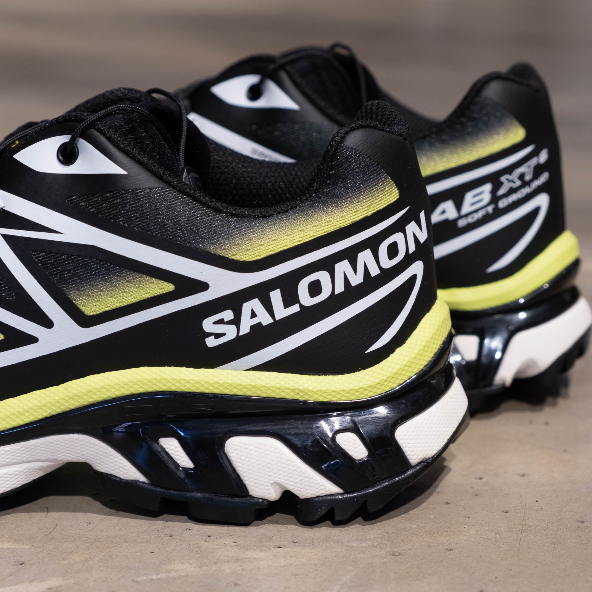 Salomon XT-6 Skyline Shoes - Black/Maritime Blue/Sharp Green