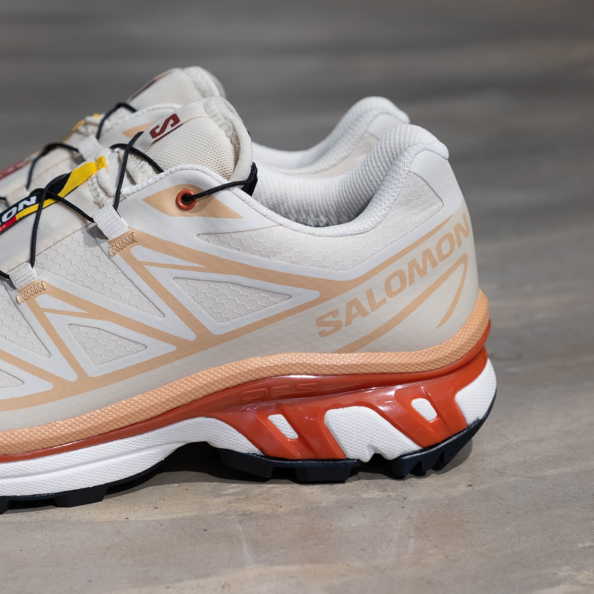 Salomon XT-6 GTX Shoes - Almond Milk/Soft Clay/Burnt Ochre