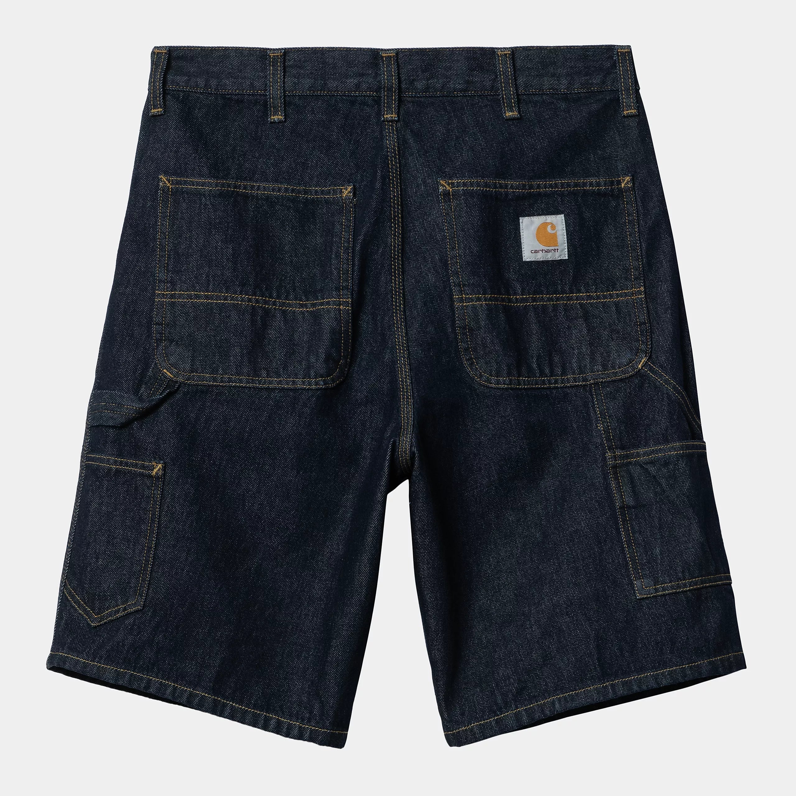 Carhartt WIP Single Knee Short - Blue Rinsed