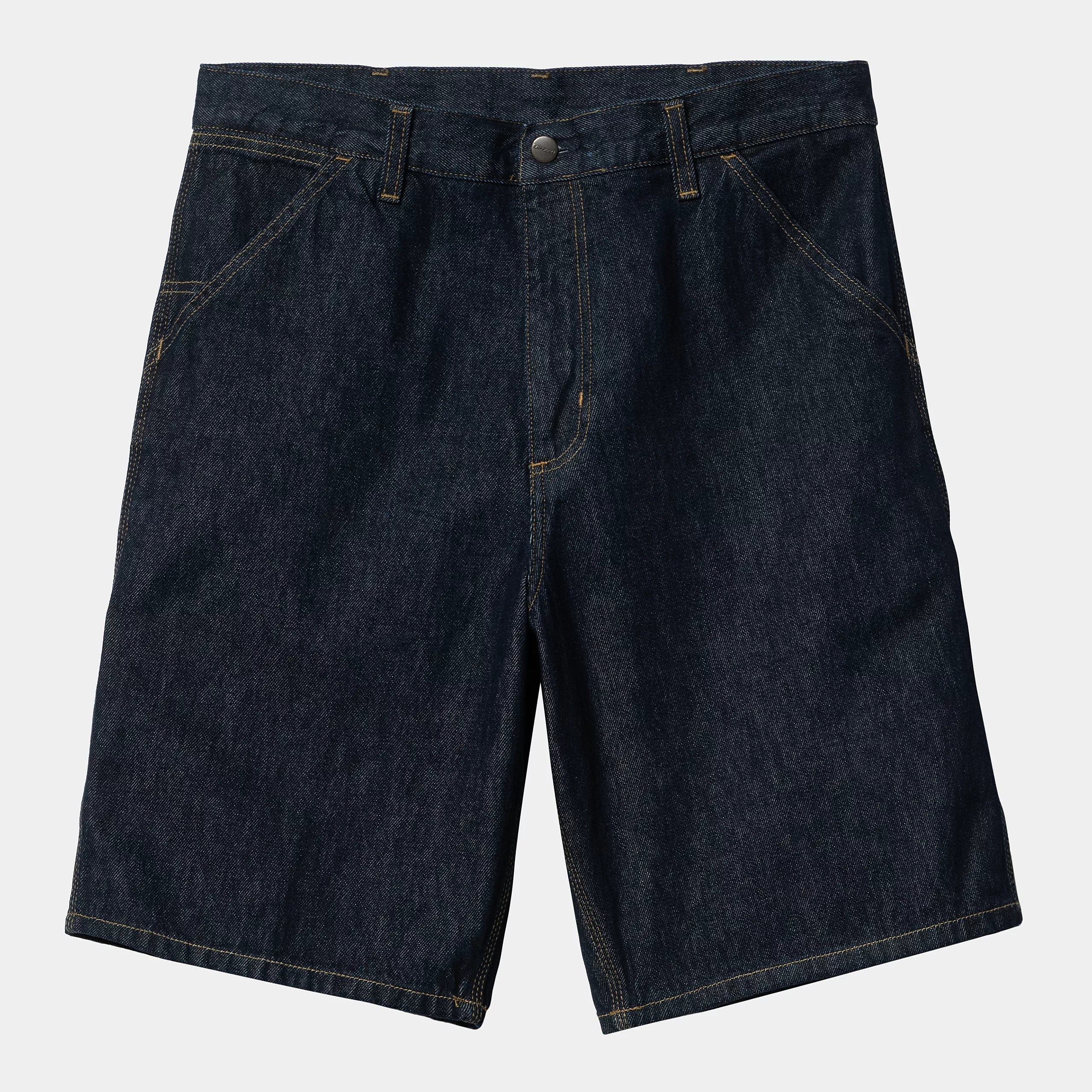 Carhartt WIP Single Knee Short - Blue Rinsed