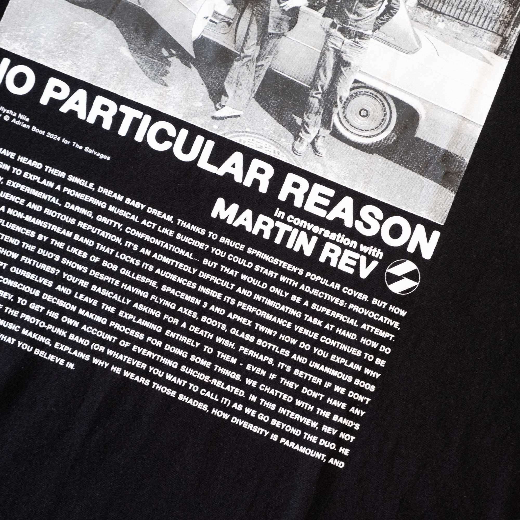 The Salvages No Particular Reason Suicide T-Shirt - Black