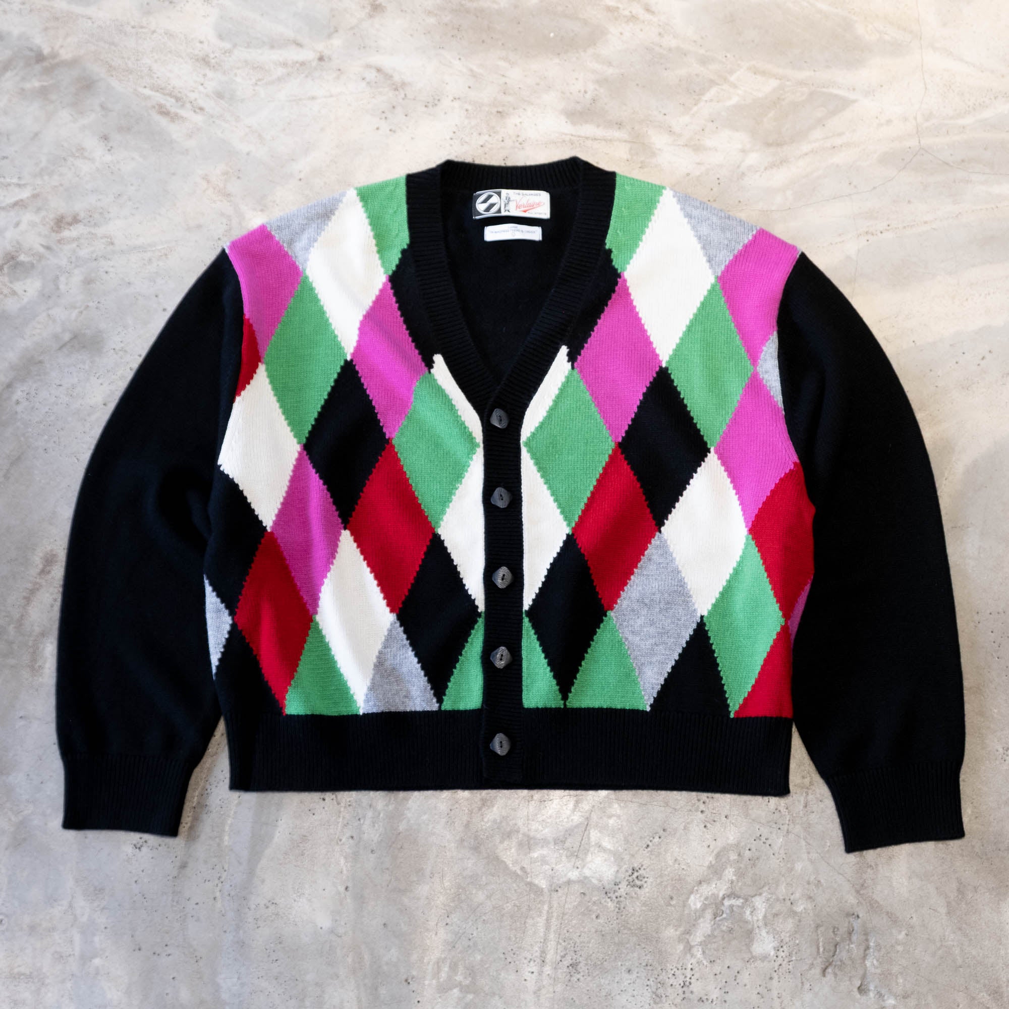 The Salvages Verlaine Cardigan - Black/Multi