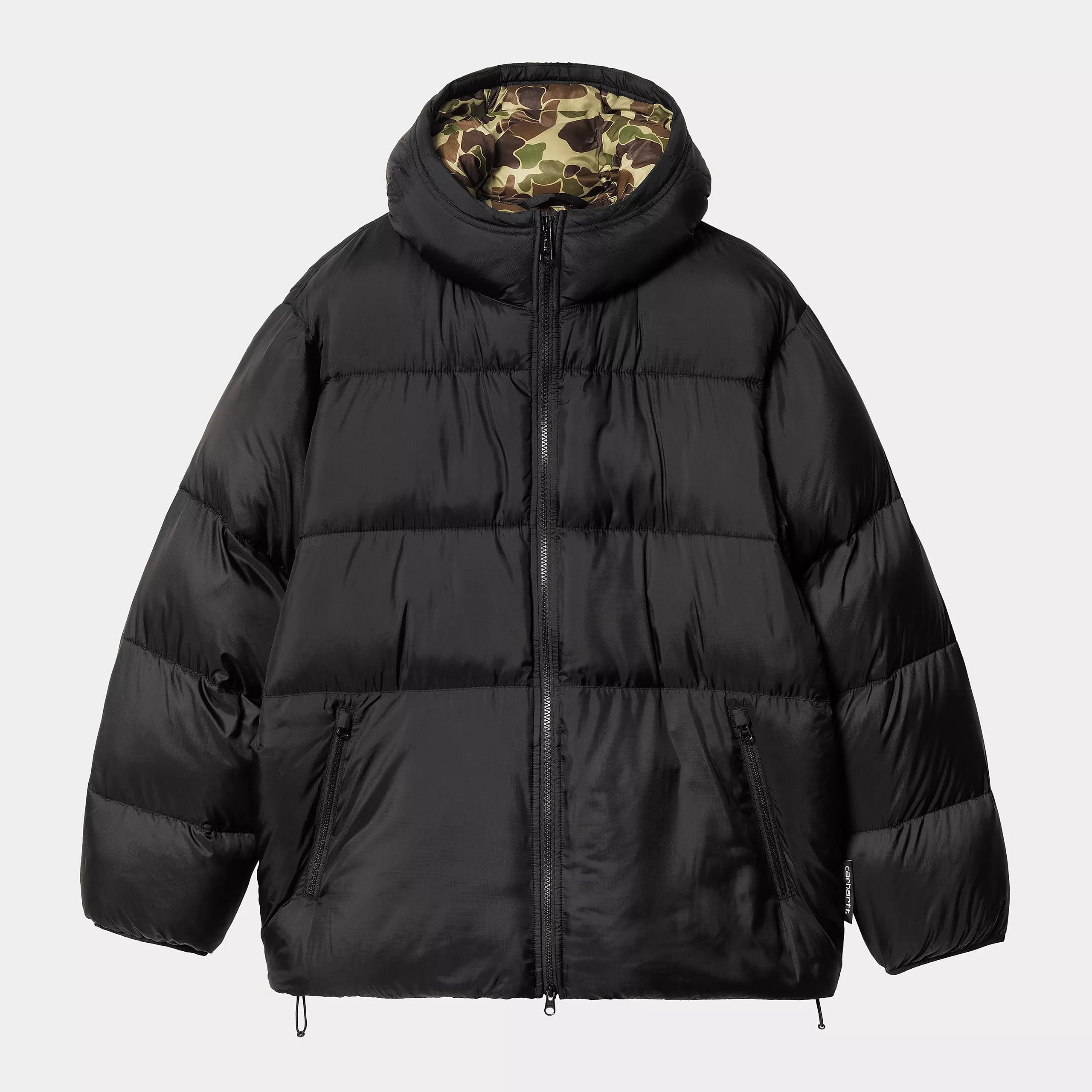 Carhartt WIP Toronto Jacket Black Camo Duck Green