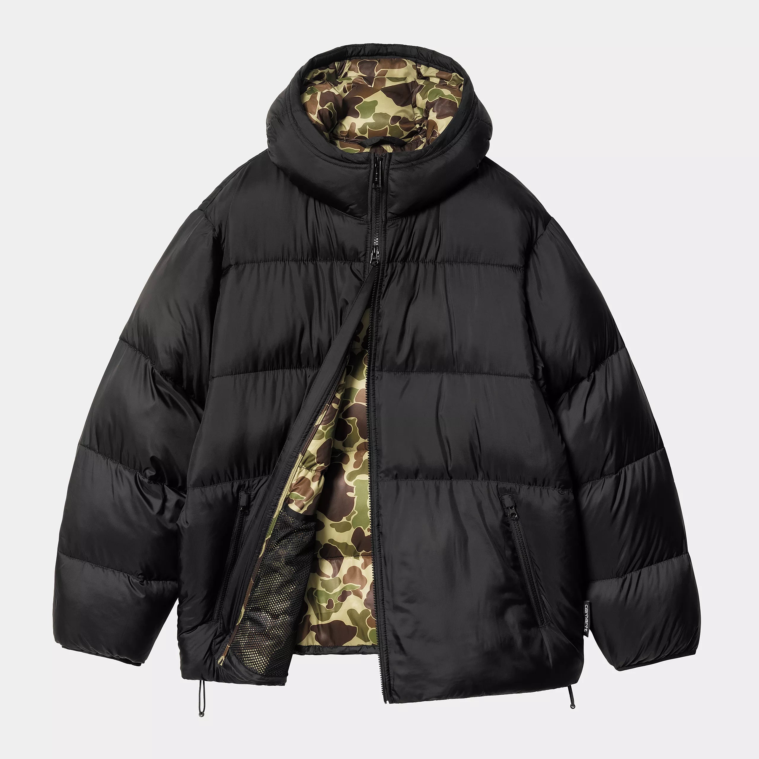 Carhartt WIP Toronto Jacket Black Camo Duck Green