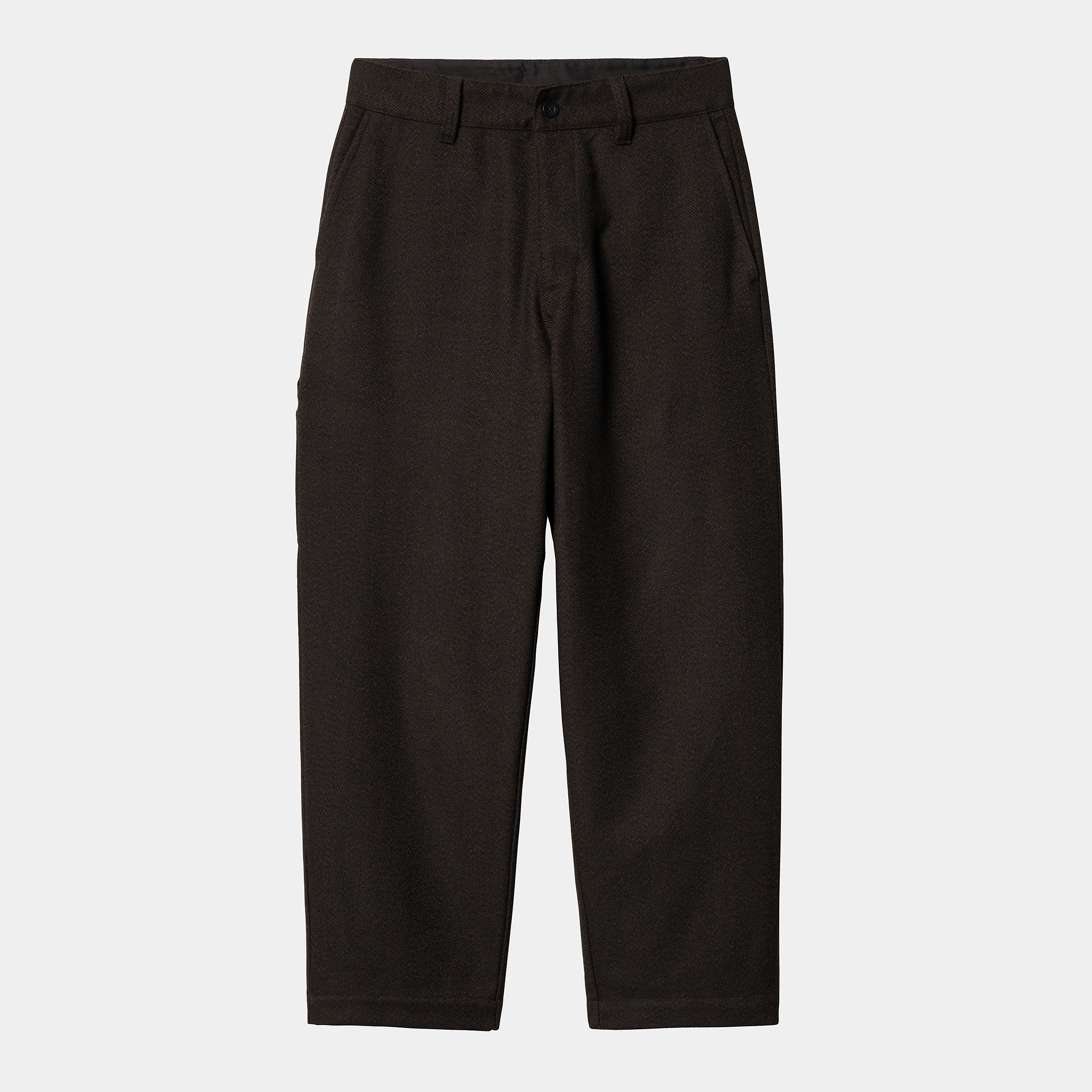 Carhartt WIP Truman Herringbone Pant - Chocolate/Black