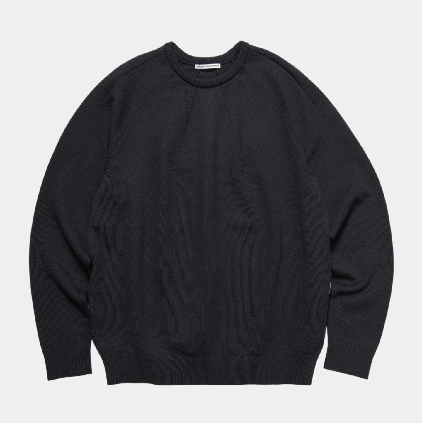 Uniform Experiment Plain Nordic Knit - Black