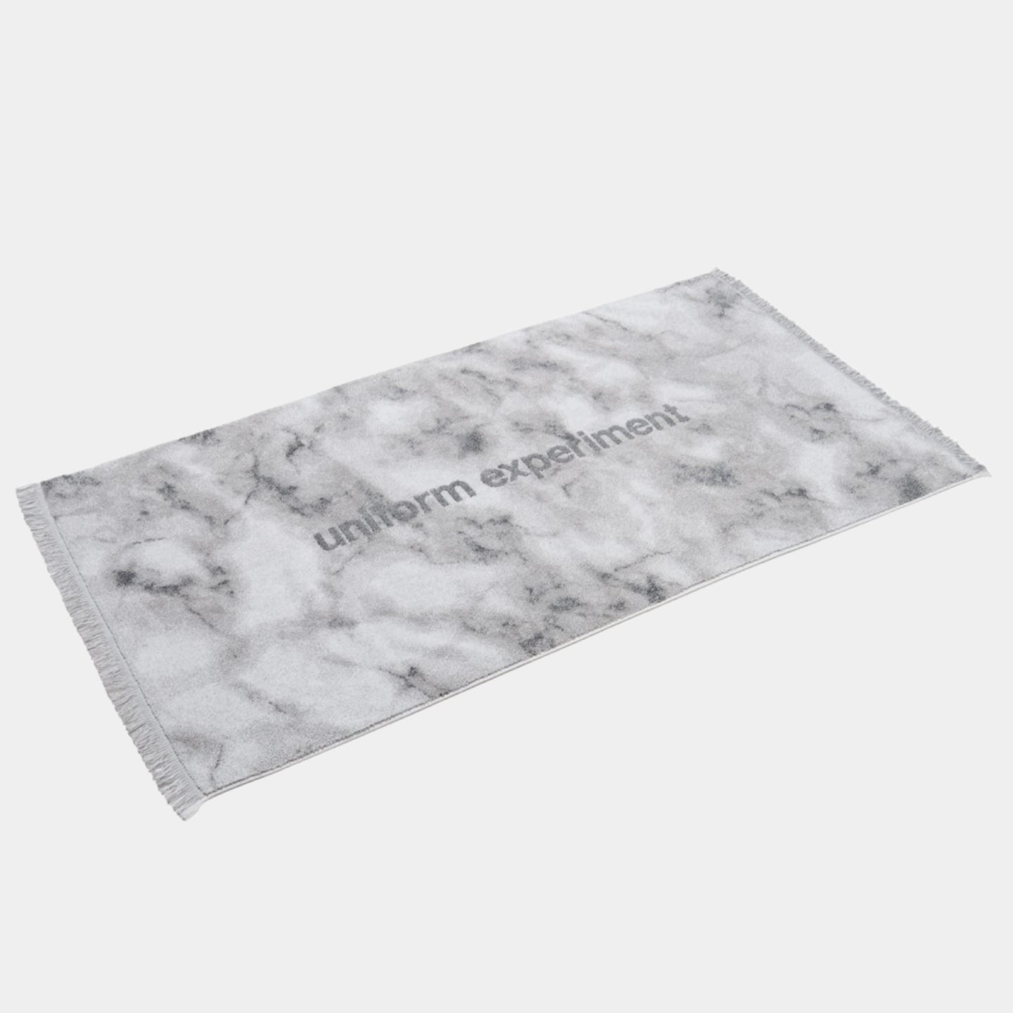 Uniform Experiment Marble Rug - White