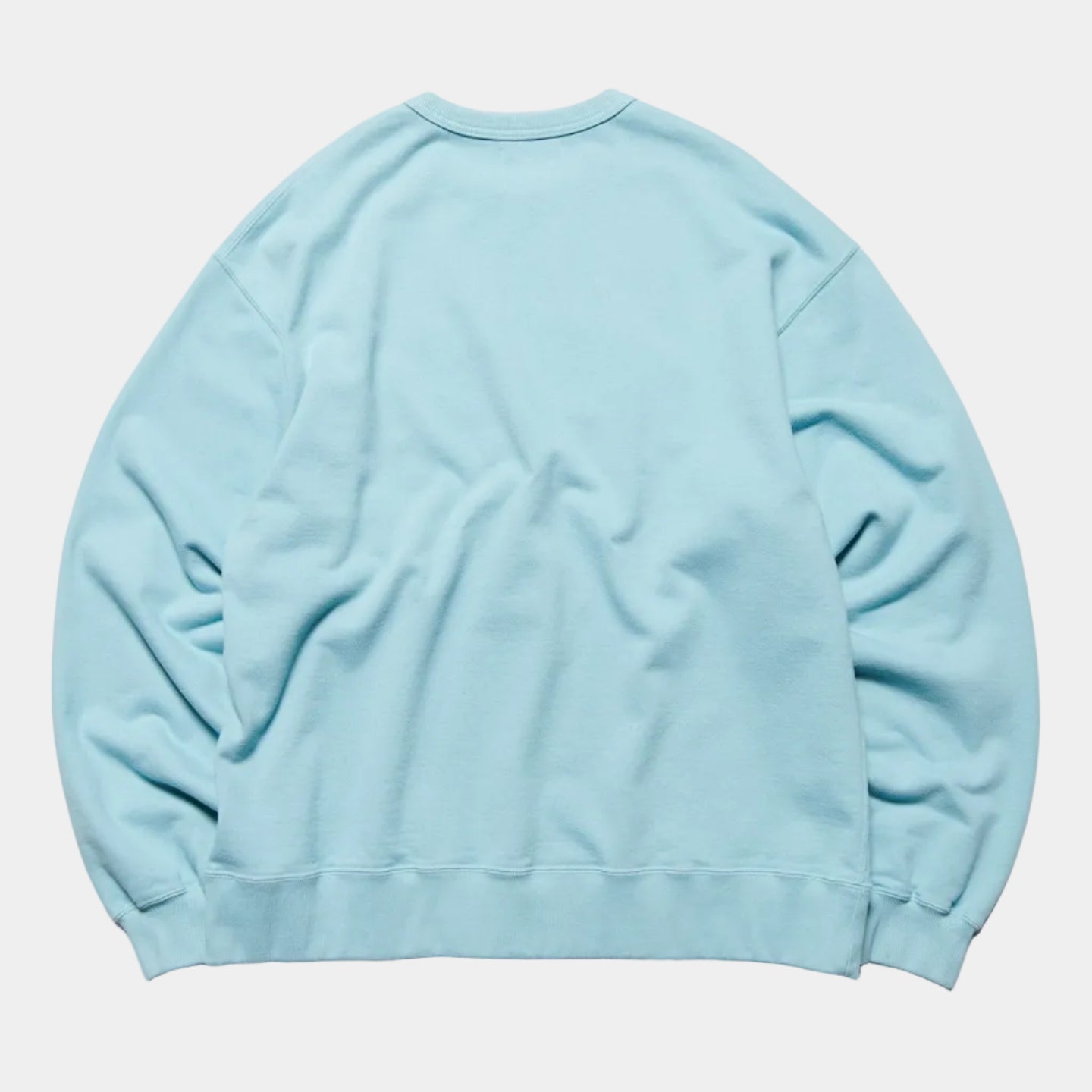Uniform Experiment Cut Out Logo Sweatshirt - Light Blue