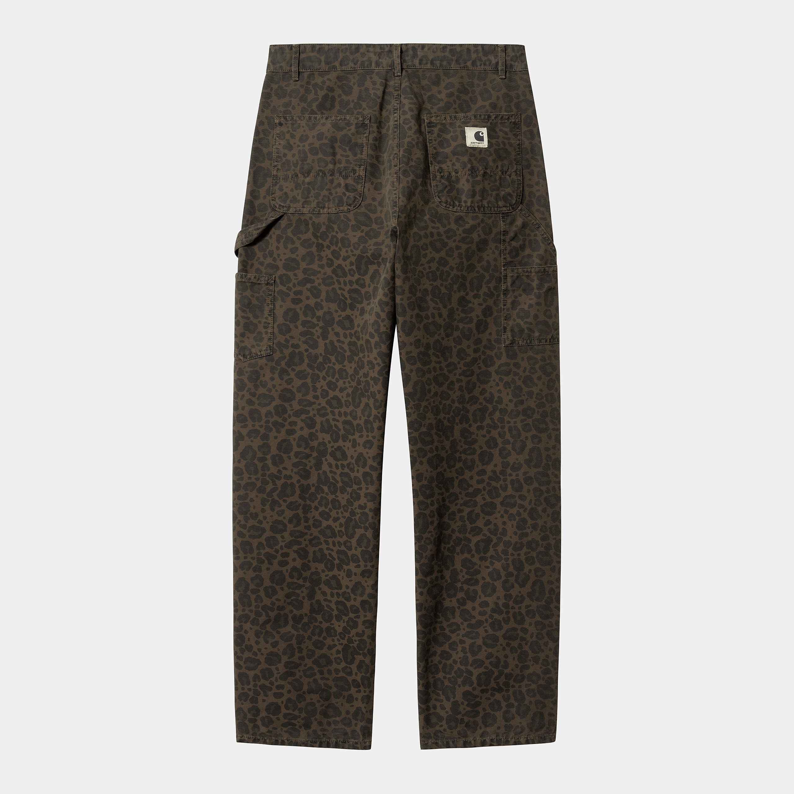 Carhartt WIP Women's Leo Pierce Straight Pant - Camo Leo/Tamarind/Office Green