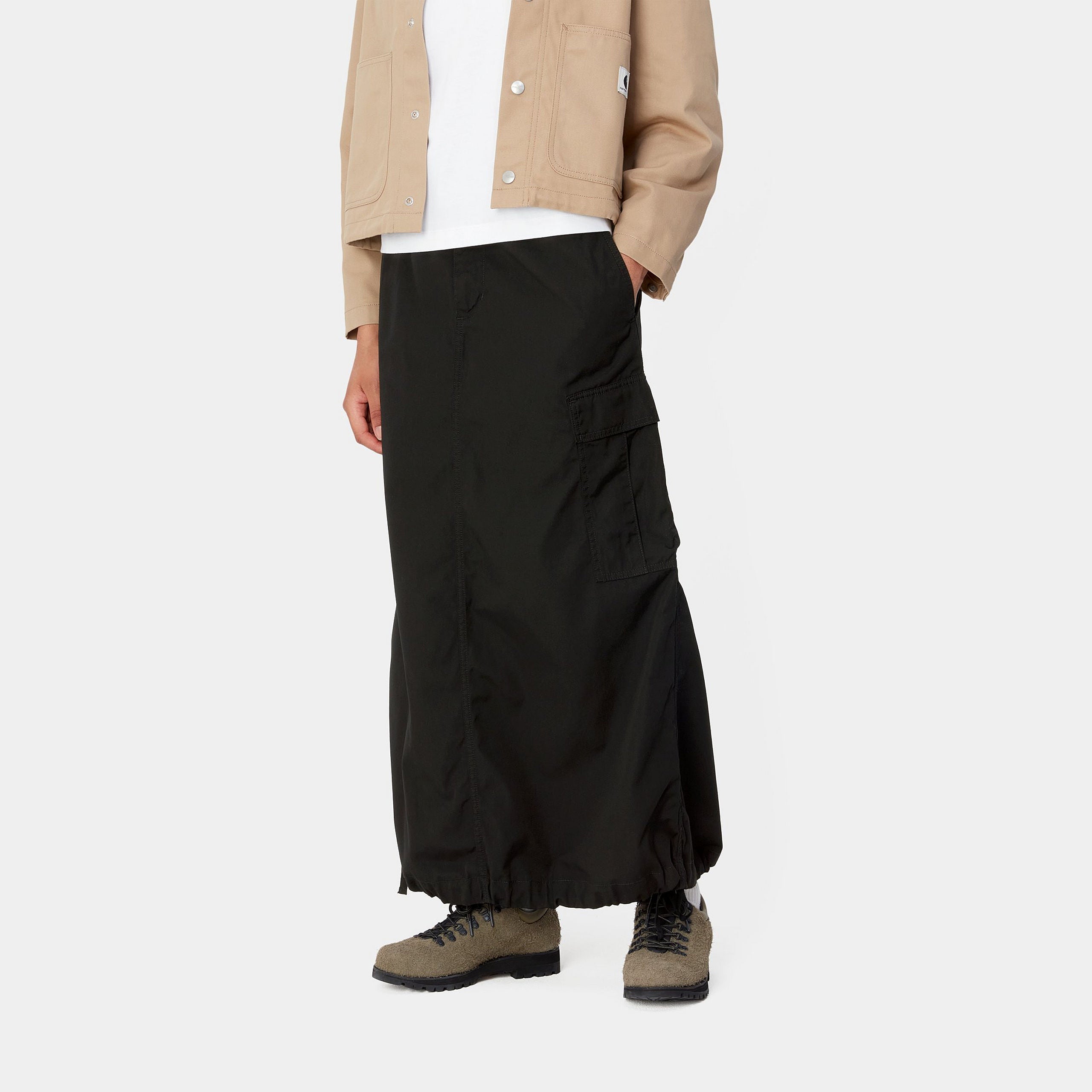 Carhartt WIP Women's Long Cargo Skirt - Black